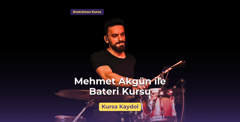 One-on-One Drum Lesson: Discover the Drums!